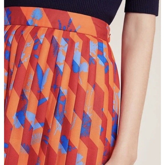 Anthropologie Red and Blue Maxi Skirt - Picture 4 of 12